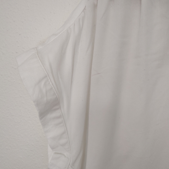 Quince White Vintage Wash Tencel Short Sleeve Button Front Camp Shirt Size Small - Picture 5 of 12